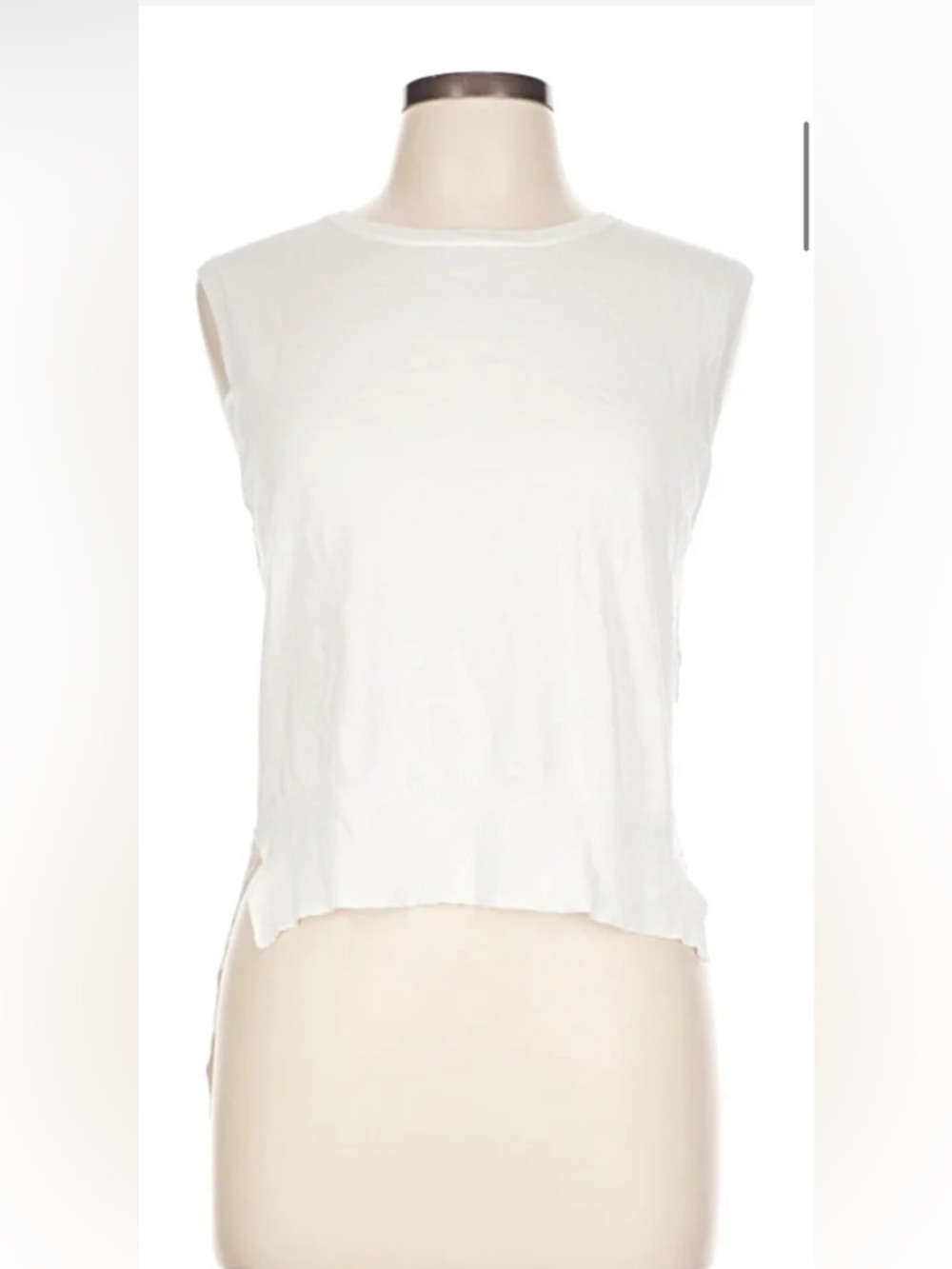 Autumn Cashmere Cream Sleeveless Tank Top